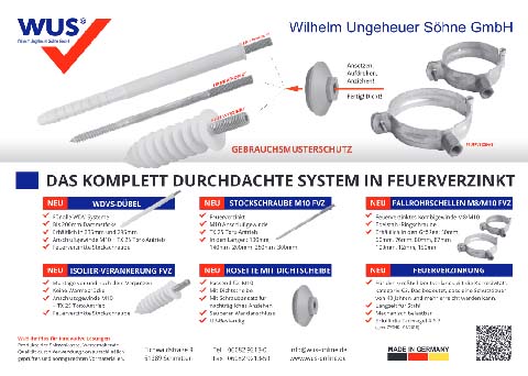 WUS das komplett durchdachte System in feuerverzinkt